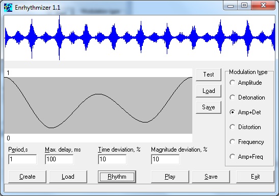 Enrythmizer finished Sound Processing